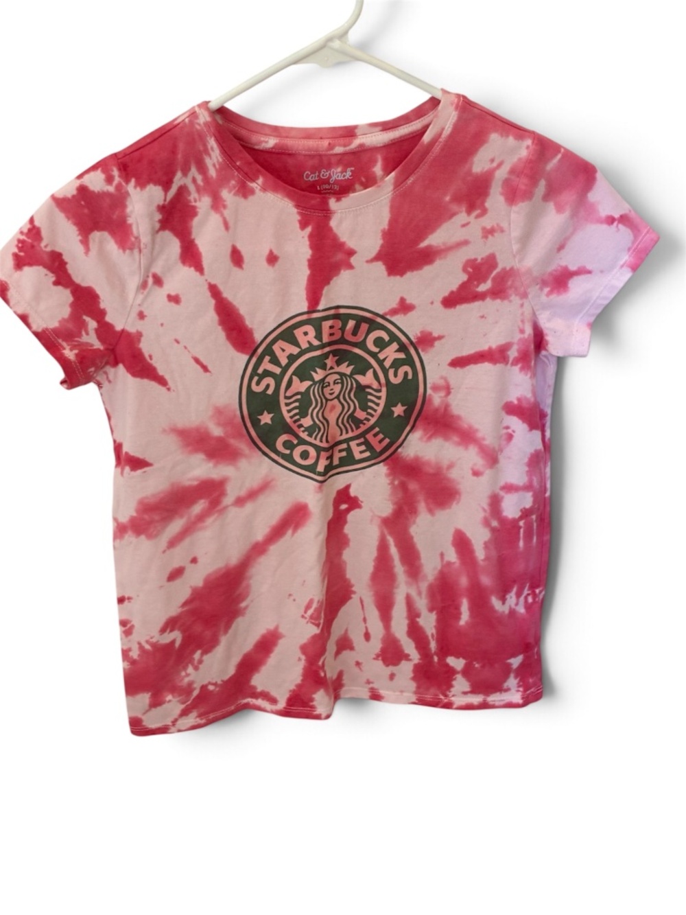 Tie Dye Starbucks Shirt - Youth 10/12 - Picture 1 of 3